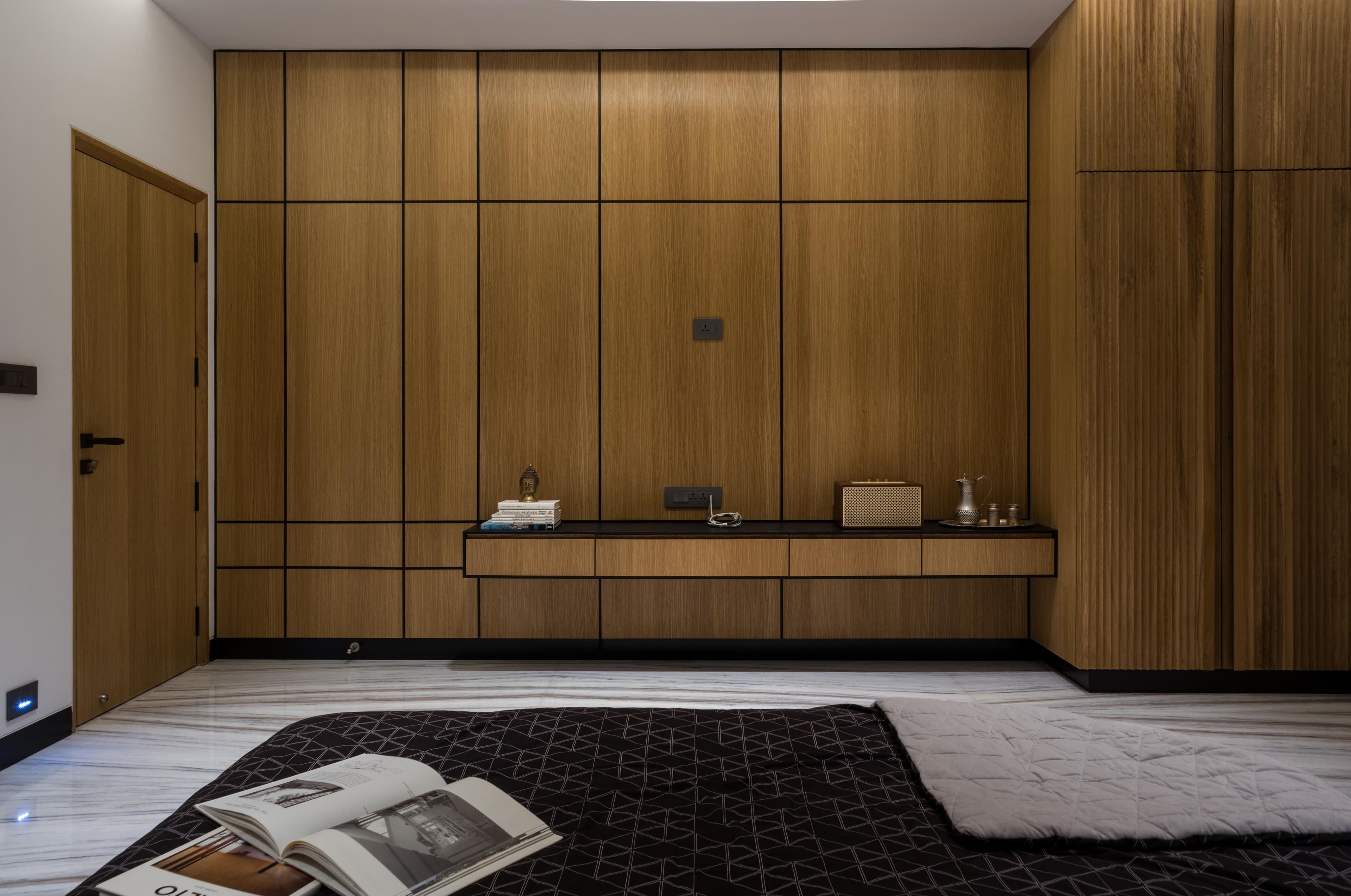 Open office layout with sleek design