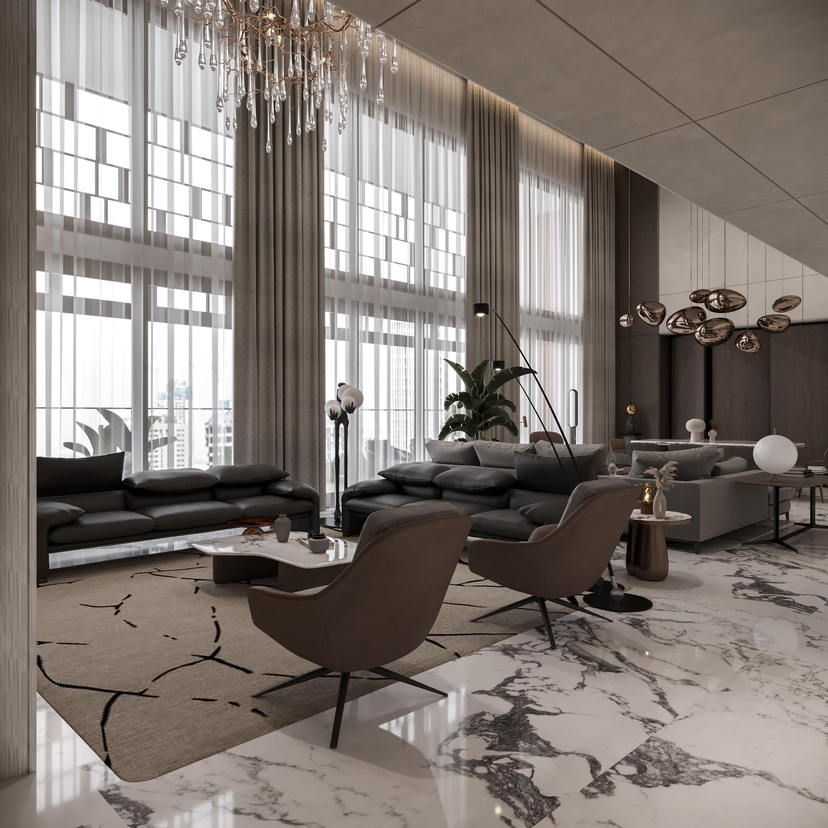 Office workstations with stylish design