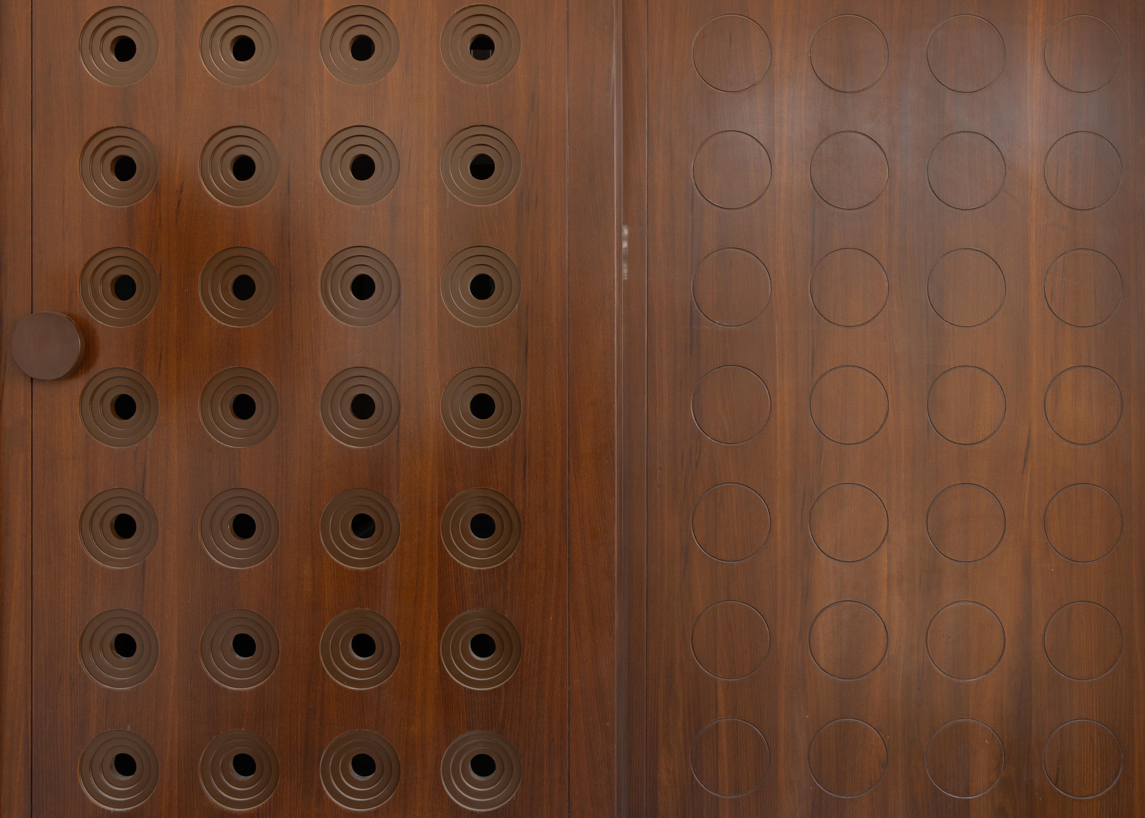 Glass partitioned office area