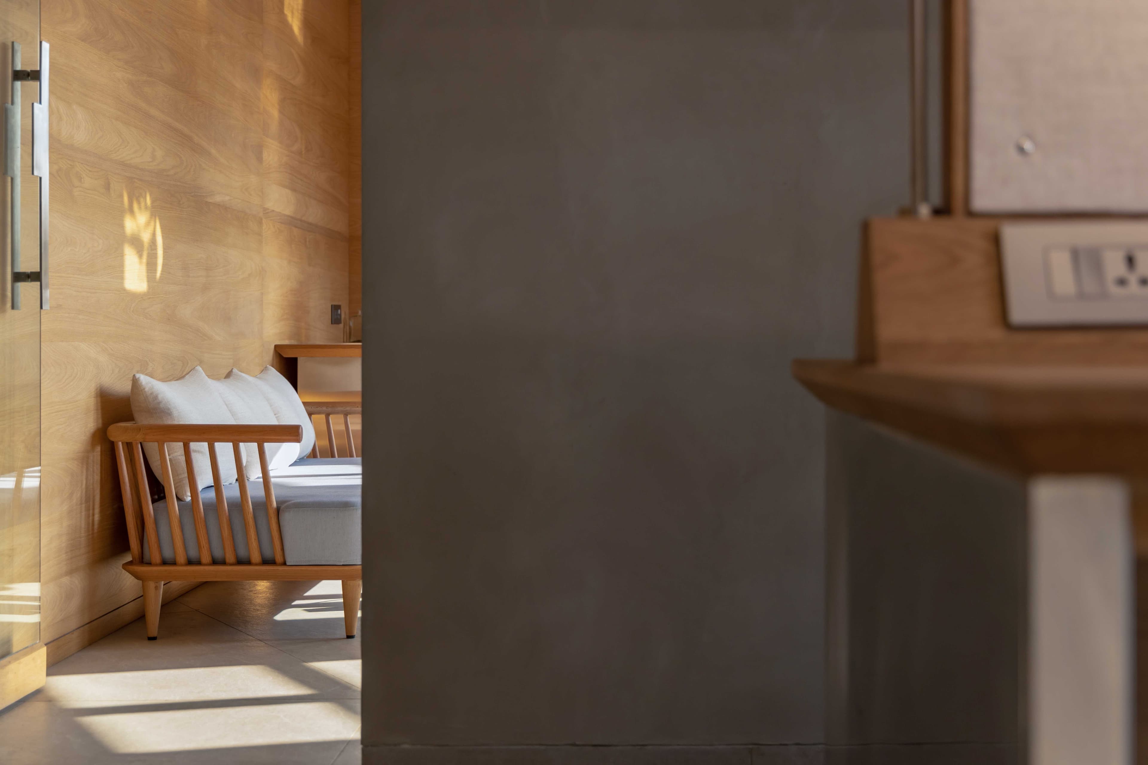 Office space with minimalistic design