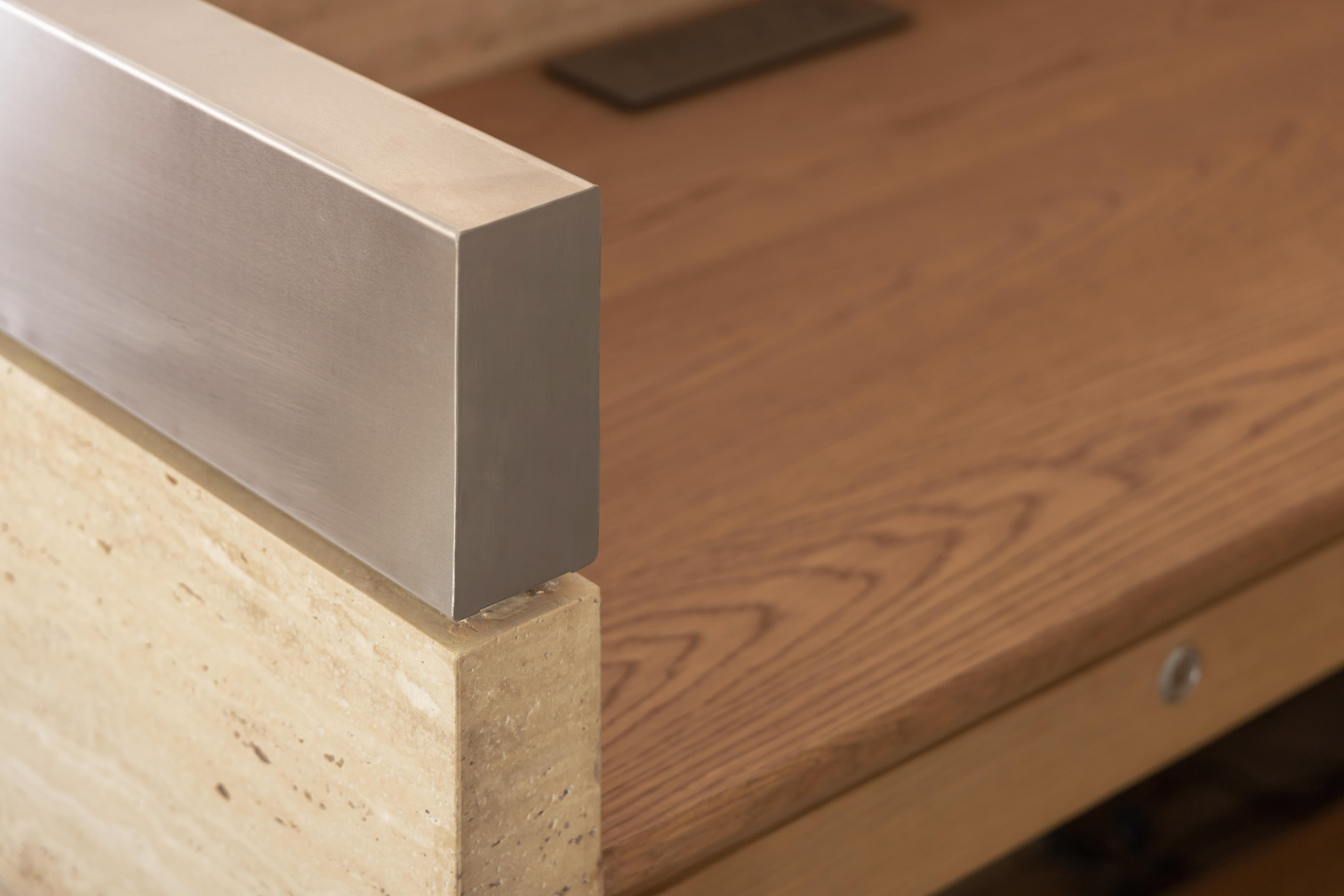 Open office layout with bright interiors