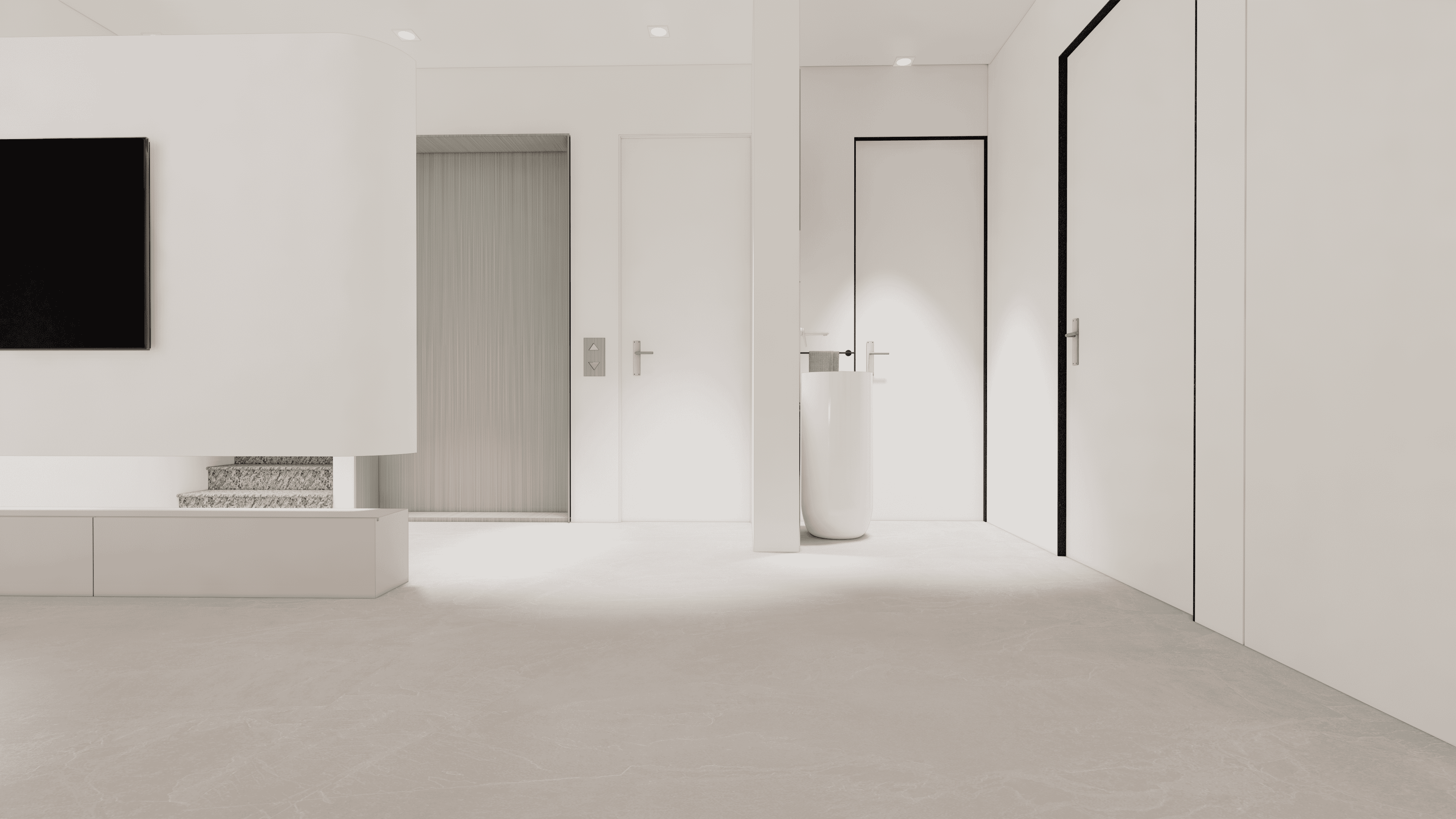 Decorative wall with wooden panels